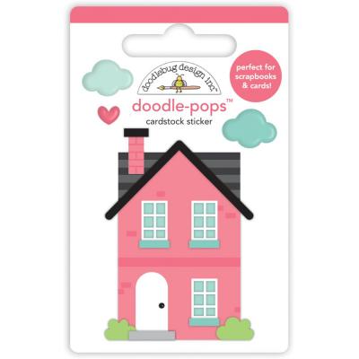 Doodlebug My Happy Place Doodle-Pops Sticker - Our House